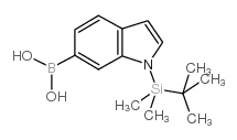 (1-(TERT-BUTYLDIMETHYLSILYL)-1H-INDOL-6-YL)BORONIC ACID picture