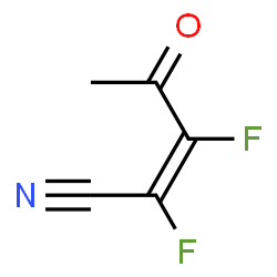 2-Pentenenitrile, 2,3-difluoro-4-oxo-, (Z)- (9CI) Structure