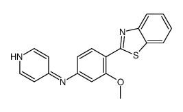 N-[4-(1,3-benzothiazol-2-yl)-3-methoxyphenyl]pyridin-4-amine Structure