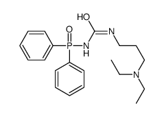1-[3-(diethylamino)propyl]-3-diphenylphosphorylurea Structure