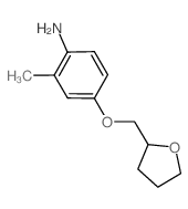 2-methyl-4-(oxolan-2-ylmethoxy)aniline结构式