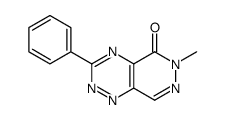 6-methyl-3-phenylpyridazino[4,5-e][1,2,4]triazin-5-one结构式