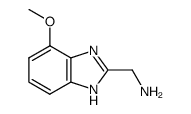Benzimidazole, 2-(aminomethyl)-4(or 7)-methoxy- (7CI)结构式