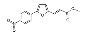 methyl (E)-3-[5-(4-nitrophenyl)-furan-2-yl]acrylate Structure