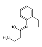 3-amino-N-(2-ethylphenyl)propanamide结构式