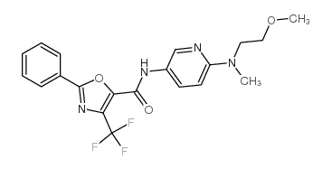 N-(6-((2-METHOXYETHYL)(METHYL)AMINO)PYRIDIN-3-YL)-2-PHENYL-4-(TRIFLUOROMETHYL)OXAZOLE-5-CARBOXAMIDE picture