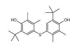 4,4'-thiobis[6-tert-butyl-2,3-xylenol]结构式