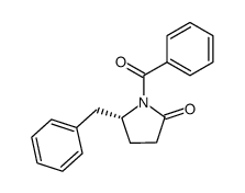 (5R)-1-benzoyl-5-benzylpyrrolidin-2-one Structure