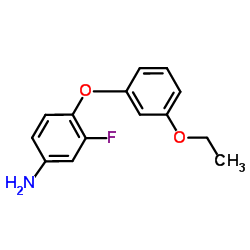 4-(3-Ethoxyphenoxy)-3-fluoroaniline结构式