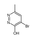 4-Bromo-6-methylpyridazin-3(2H)-one Structure