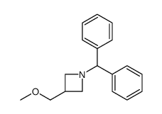 1-二苯甲基-3-(甲氧基甲基)氮杂环丁烷结构式