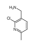 (2-chloro-6-methylpyridin-3-yl)methanamine Structure