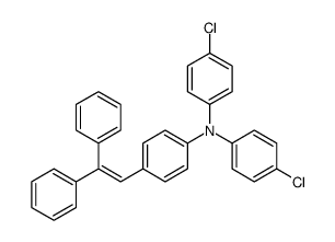 N,N-bis(4-chlorophenyl)-4-(2,2-diphenylethenyl)aniline Structure