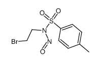 N-(2-bromoethyl)-N-nitroso-4-methylbenzenesulfonamide结构式
