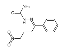 4-nitro-1-phenyl-butan-1-one semicarbazone Structure