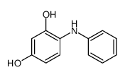 4-anilinobenzene-1,3-diol结构式