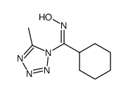 5-methyl-1-(cyclohexylcarbohydroximoyl)tetrazole结构式