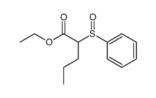 ethyl 2-(phenylsulfinyl)pentanoate结构式