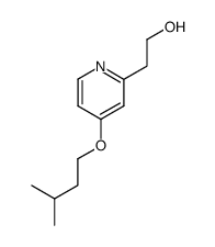 2-(4-isopentyloxy-[2]pyridyl)-ethanol结构式