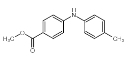 4-p-tolylamino-benzoic acid methyl ester Structure