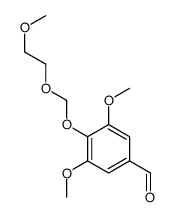 3,5-dimethoxy-4-(2-methoxyethoxymethoxy)benzaldehyde结构式