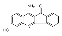10-aminoindeno[1,2-b]quinolin-11-one,hydrochloride Structure
