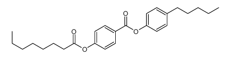 (4-pentylphenyl) 4-octanoyloxybenzoate Structure