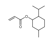 2-isopropyl-5-methylcyclohexyl acrylate Structure