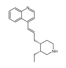 10,11-dihydro-1,8-seco-cinchon-8ξ-ene Structure