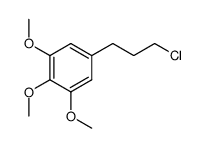 3-(3,4,5-trimethoxyphenyl)propyl chloride结构式