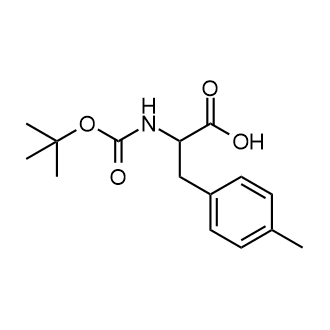 2-((叔-丁氧羰基)氨基)-3-(p-甲苯基)丙酸结构式