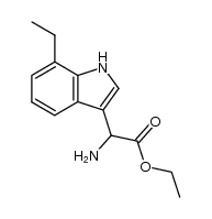 α-amino-7-ethyl-1H-indole-3-acetic acid ethyl ester Structure