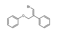 ((3-bromo-2-phenylallyl)oxy)benzene结构式