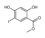 甲基 2,4-二羟基-5-碘苯甲酸结构式