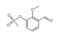 3-methanesulfonyloxy-2-methoxy-benzaldehyde Structure