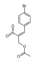 [(Z)-3-(4-bromophenyl)-2-nitroprop-2-enyl] acetate Structure