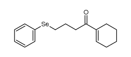 1-(cyclohex-1-en-1-yl)-4-(phenylselanyl)butan-1-one结构式