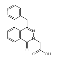 2-(4-BENZYL-1-OXOPHTHALAZIN-2(1H)-YL)ACETIC ACID Structure