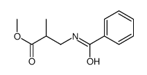 methyl 3-benzamido-2-methylpropanoate Structure