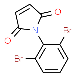 1H-PYRROLE-2,5-DIONE, 1-(2,6-DIBROMOPHENYL)-结构式