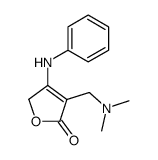 4-anilino-3-(N,N-dimethylaminoethyl)-2(5H)-furanone结构式