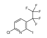 6-Chloro-2-iodo-3-(pentafluoroethyl)pyridine Structure