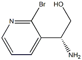 (2R)-2-AMINO-2-(2-BROMO(3-PYRIDYL))ETHAN-1-OL Structure