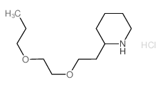 2-[2-(2-Propoxyethoxy)ethyl]piperidine hydrochloride结构式