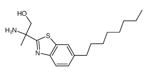 2-amino-2-(6-octylbenzo[d]thiazol-2-yl)propan-1-ol Structure