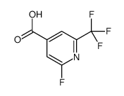 2-fluoro-6-(trifluoromethyl)pyridine-4-carboxylic acid Structure