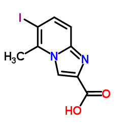 6-Iodo-5-methyl-imidazo[1,2-a]pyridine-2-carboxylic acid Structure