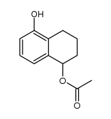 5-Hydroxy-1,2,3,4-tetrahydro-1-naphthyl acetate Structure