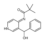 N-[3-[hydroxy(phenyl)methyl]pyridin-4-yl]-2,2-dimethylpropanamide Structure