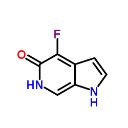 5H-Pyrrolo[2,3-c]pyridin-5-one, 4-fluoro-1,6-dihydro- structure